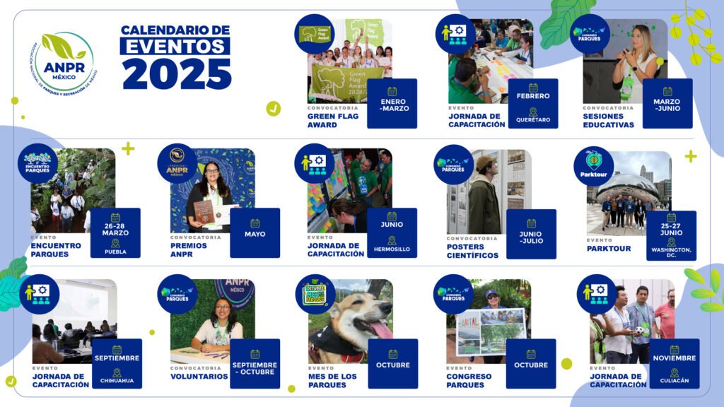 CALENDARIO DE ACTIVIDADES 2025- ANPR MEXICO.