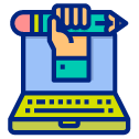 Ícono creación de contenido