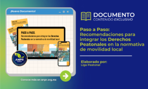 Documento de biblioteca - Paso a Paso Recomendaciones para integrar los Derechos Peatonales en la normativa de movilidad local