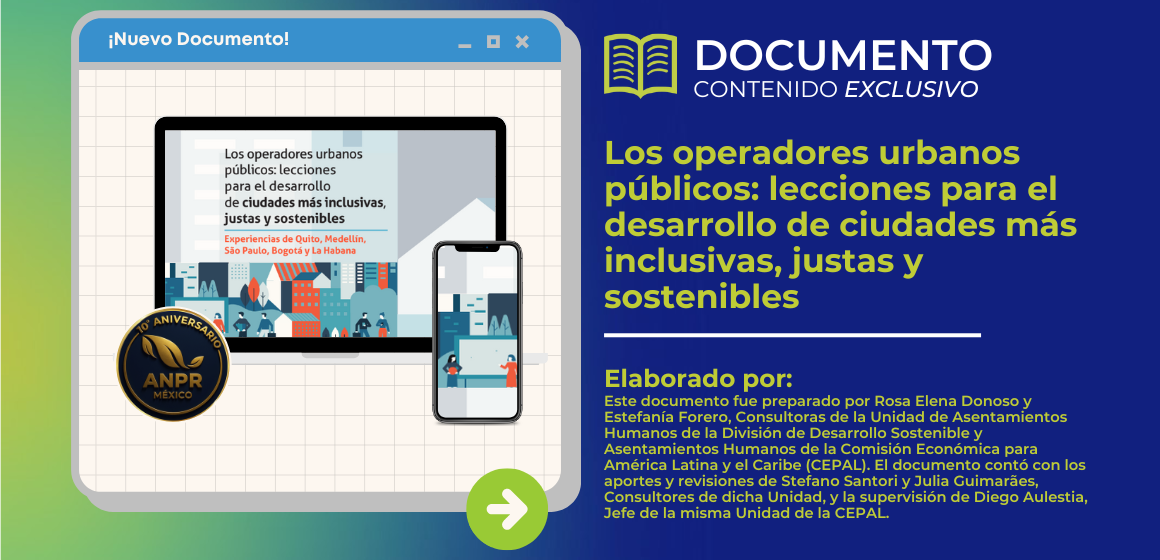 Documento de biblioteca - Los operadores urbanos públicos lecciones para el desarrollo de ciudades más inclusivas, justas y sostenibles